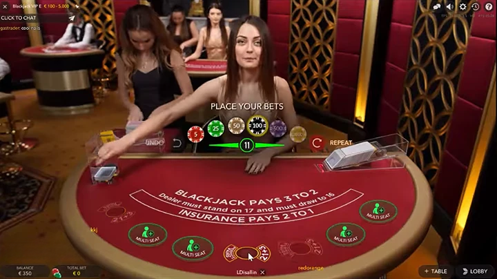 Blackjack Vip G (Evolution Gaming) Image 2